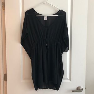 Black Merona Swim Coverup
